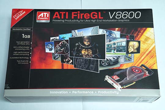 ATI FireGL V8600 1GB 显示卡（ATI FireGL V8600芯片)